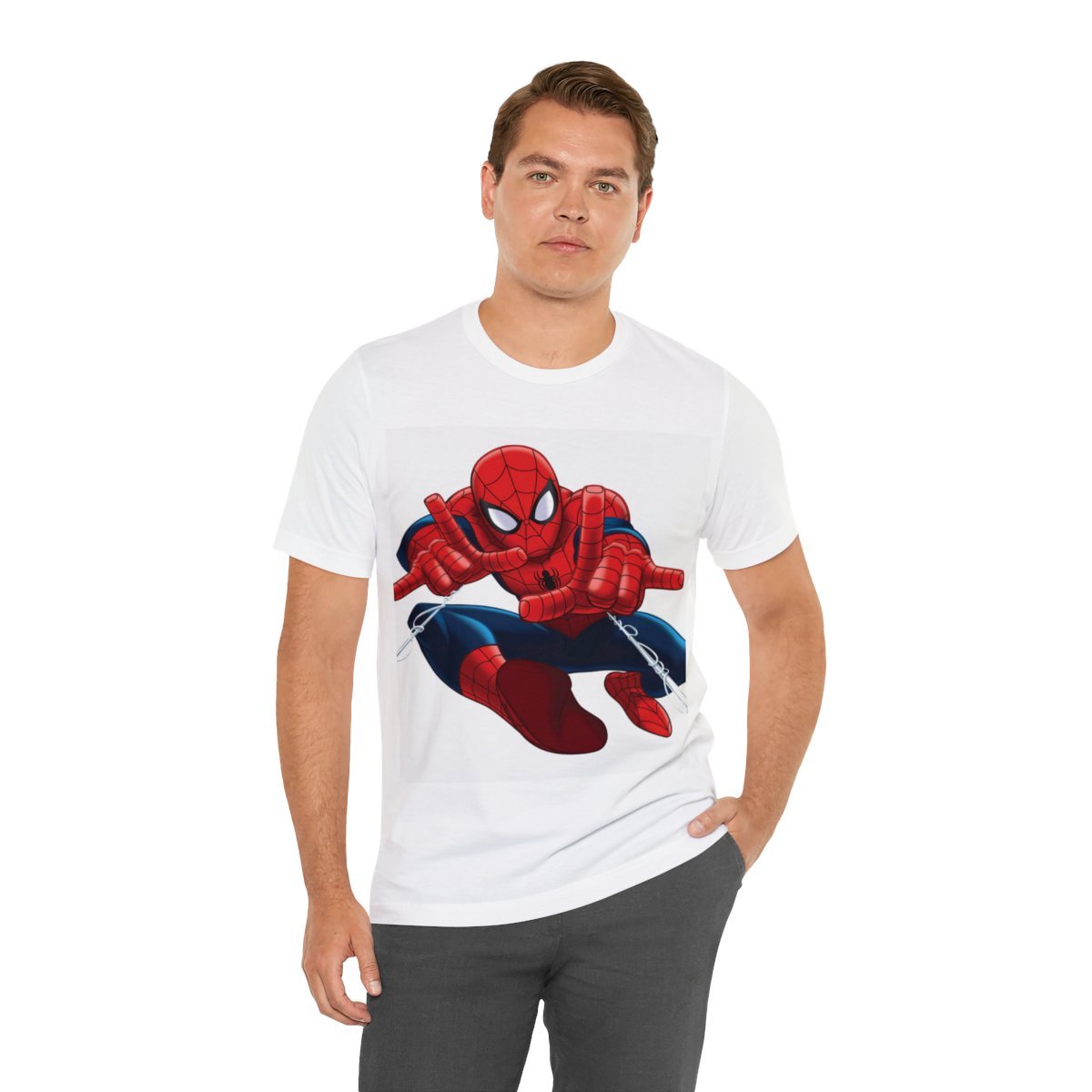 Unisex Jersey Short Sleeve Tee Spiderman - Image 6