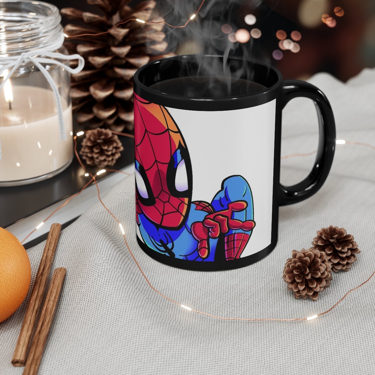 11oz Black Mug - Image 4
