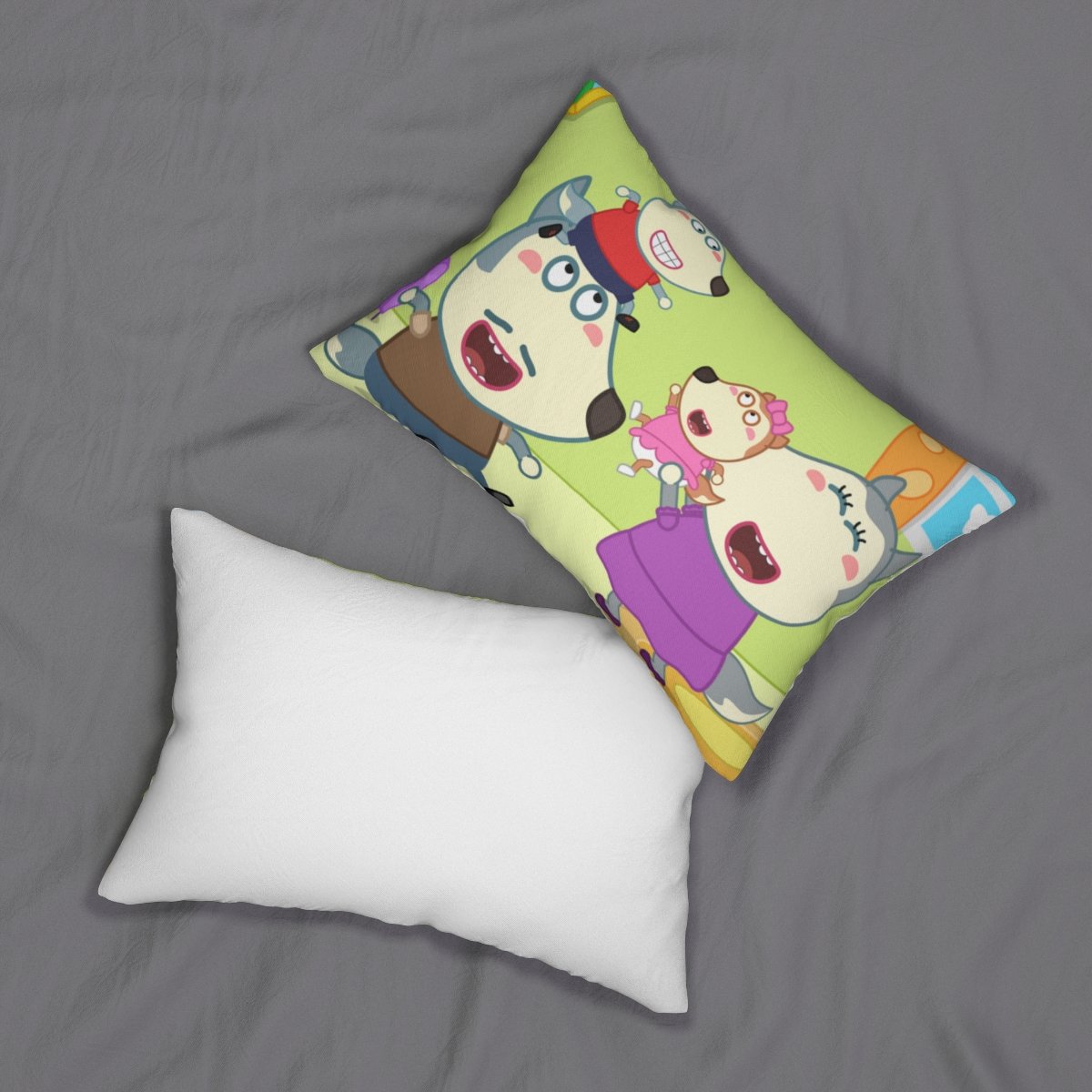Spun Polyester Lumbar Pillow - Image 4
