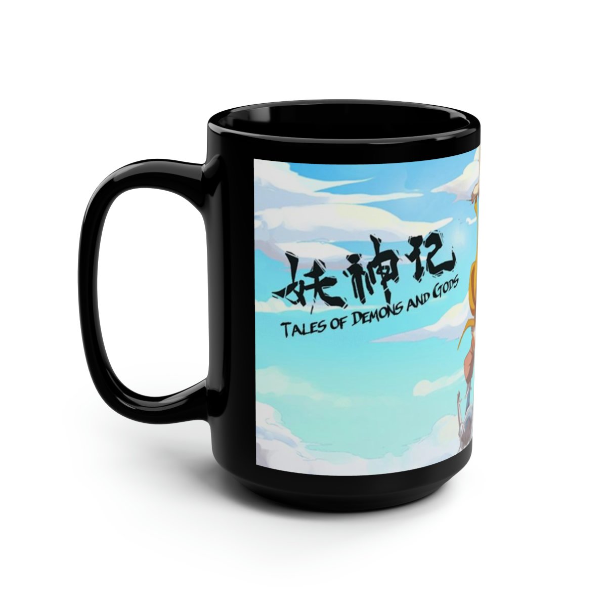 Black Mug, 15oz - Image 4