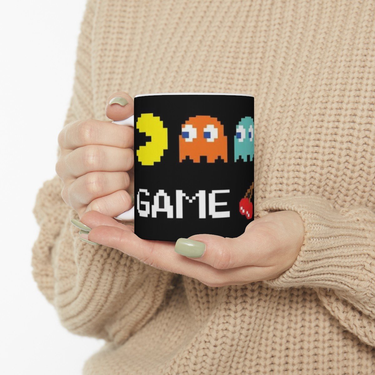 Ceramic Mug with Game Over, (11oz, 15oz) - Image 11