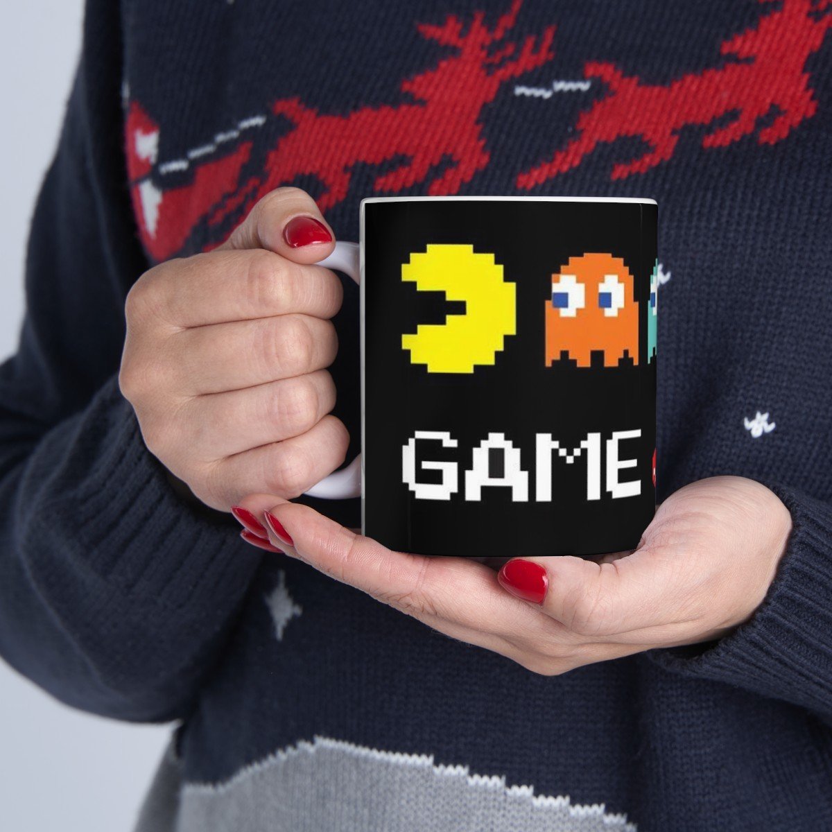 Ceramic Mug with Game Over, (11oz, 15oz) - Image 12