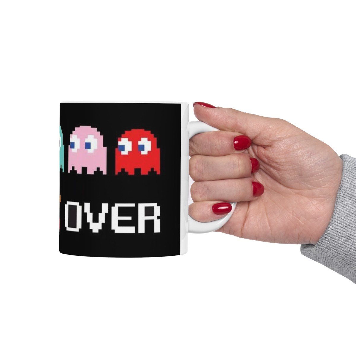 Ceramic Mug with Game Over, (11oz, 15oz) - Image 13