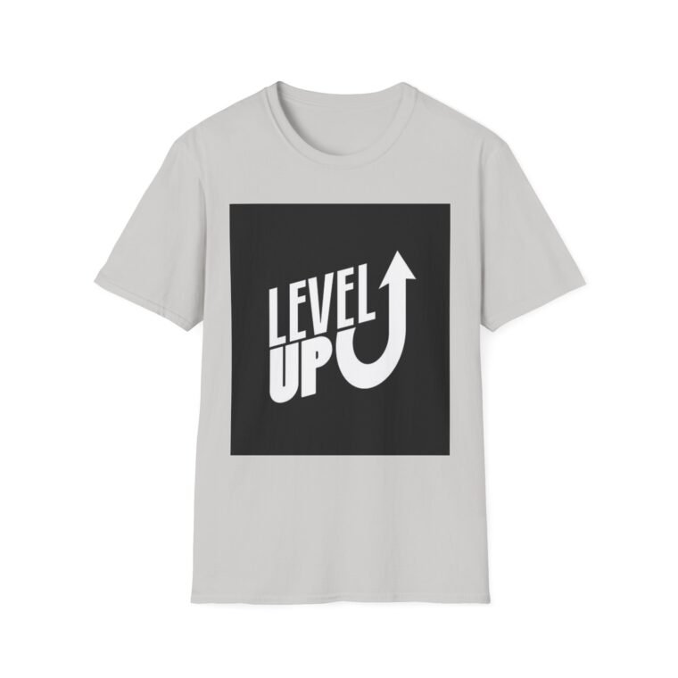 Unisex Softstyle T-Shirt with "Level Up" - Comfort, Style, and Durability Combined - Image 9