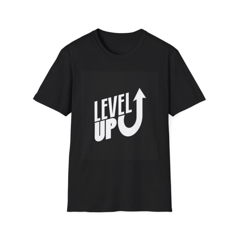 Unisex Softstyle T-Shirt with "Level Up" - Comfort, Style, and Durability Combined