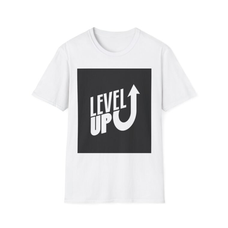 Unisex Softstyle T-Shirt with "Level Up" - Comfort, Style, and Durability Combined - Image 5